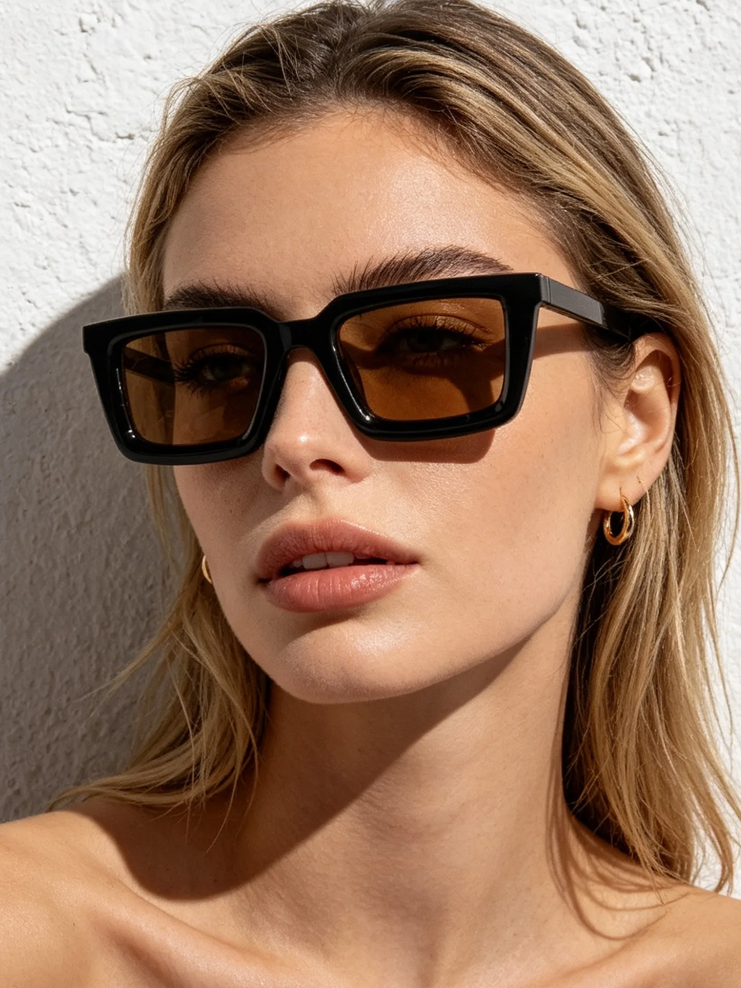 Sunglasses Uv400 - Vintage Rectangle Sunglasses Women Men Designer