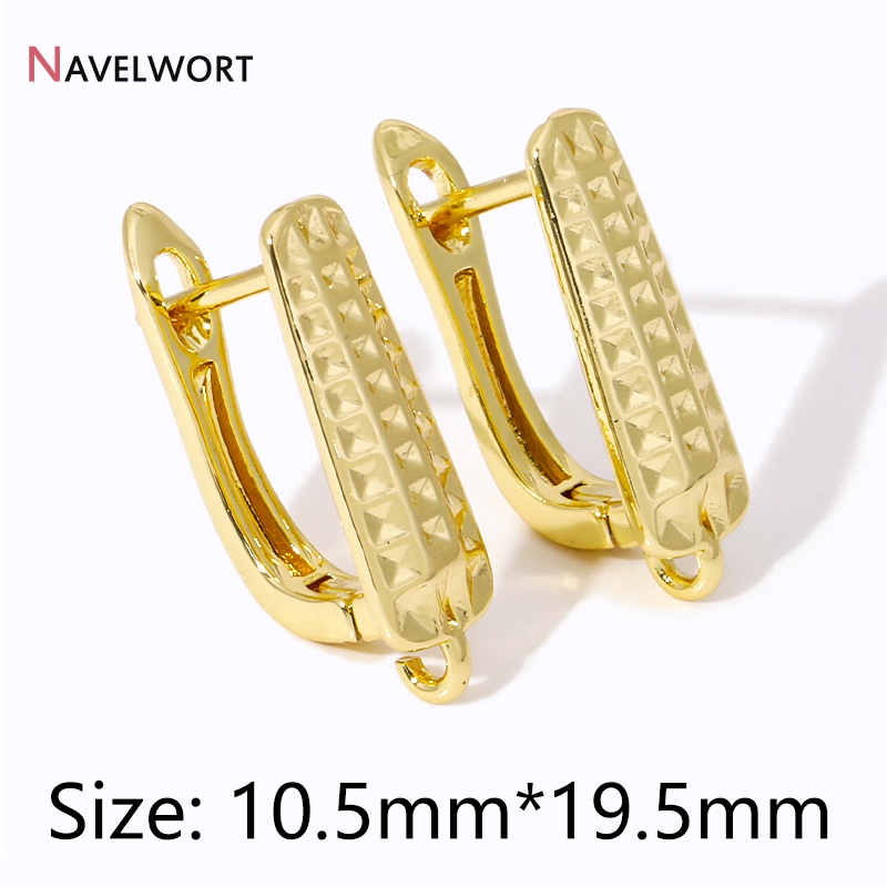 18K Gold Plated Earring Fixtur - Gold Plated Jewelry 评论和价格