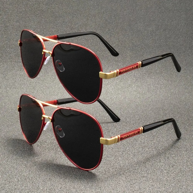 1/2PCS Retro Polarized Sunglas - Designer Sunglasses 评论和价格
