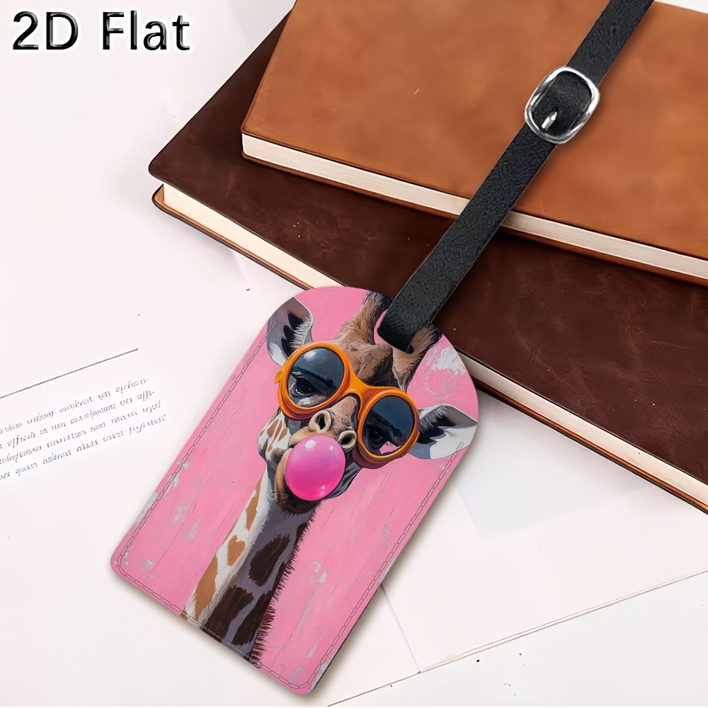 Cute Giraffe Luggage Tag Trave - Travel Luggage Set 评论和价格