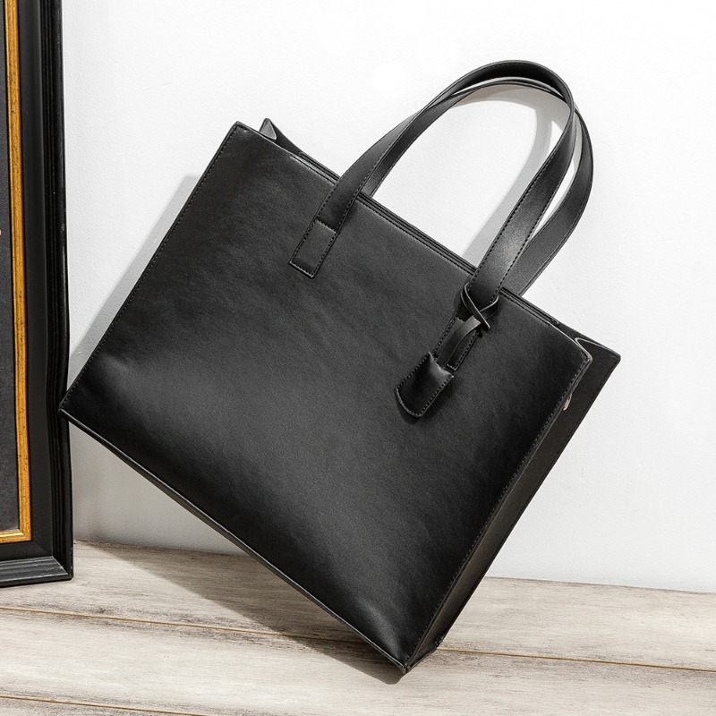 2026 New Men's Handbag With Sh - Leather Briefcase 评论和价格