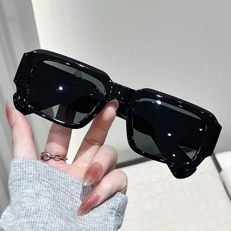 New Brand Rectangle Sunglasses - Designer Sunglasses 评论和价格
