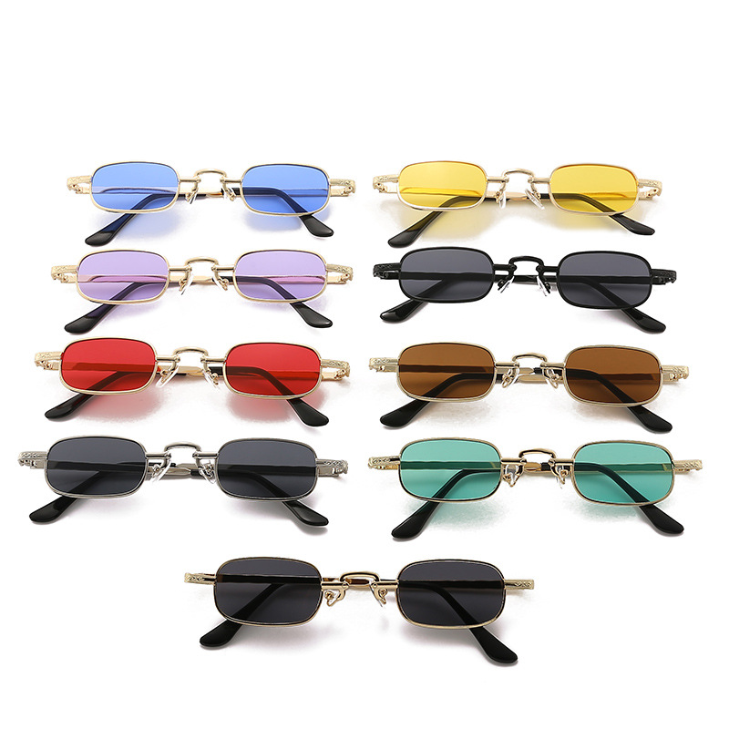 New Small Frame Square Sunglas - Sunglasses Uv400 评论和价格
