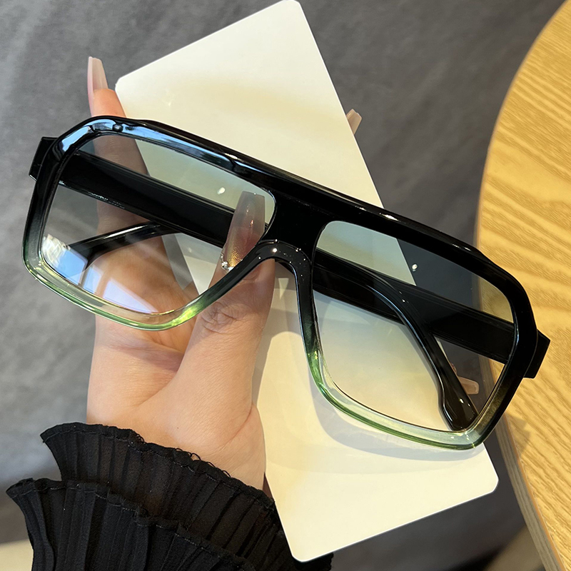 Oversized Square Anti Light Gl - Sunglasses Uv400 评论和价格