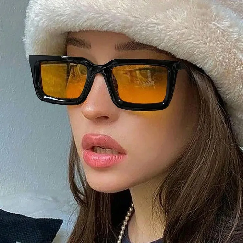 Vintage Rectangle Sunglasses W - Sunglasses Uv400 评论和价格