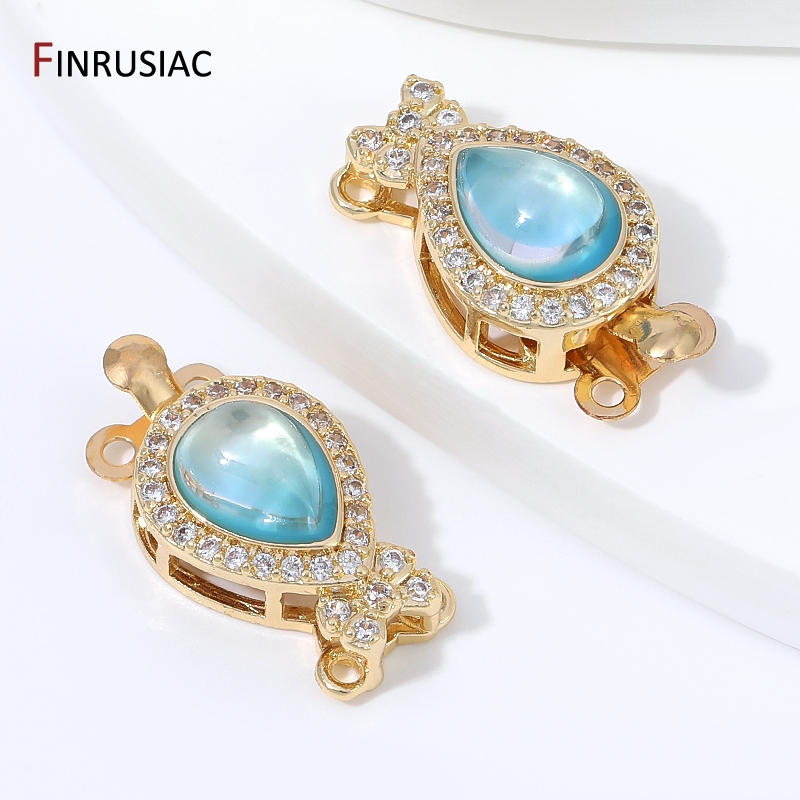 18K Gold Plated Brass Pear Opa - Gold Plated Jewelry 评论和价格