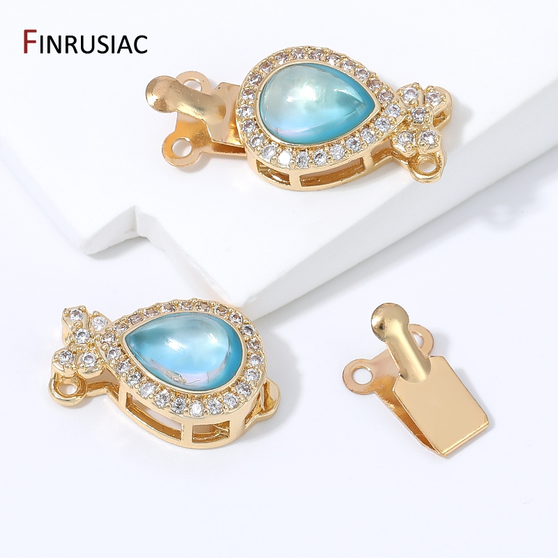 18K Gold Plated Brass Pear Opa - Gold Plated Jewelry 评论和价格