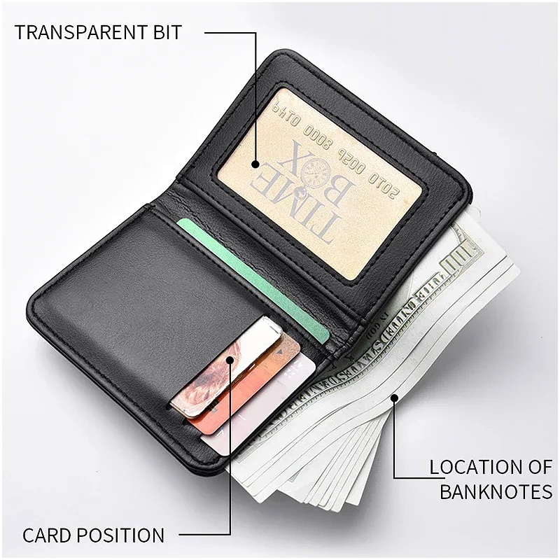 Men Leather Wallet Document Ho - Leather Wallet Men 评论和价格