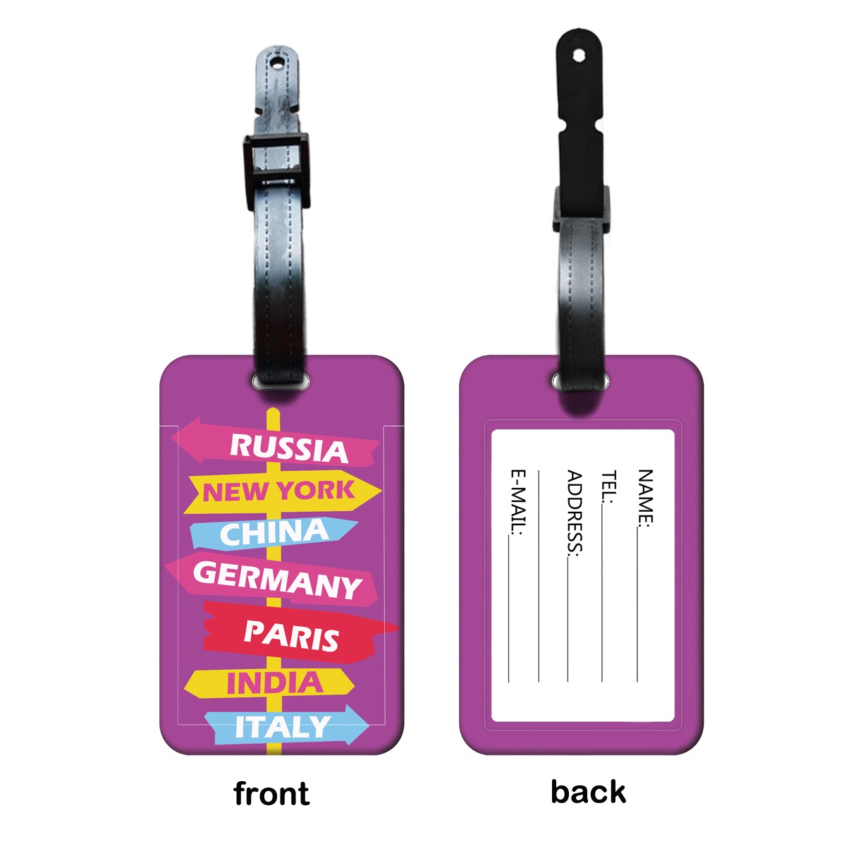 Creative Road Sign Indication  - Travel Luggage Set 评论和价格