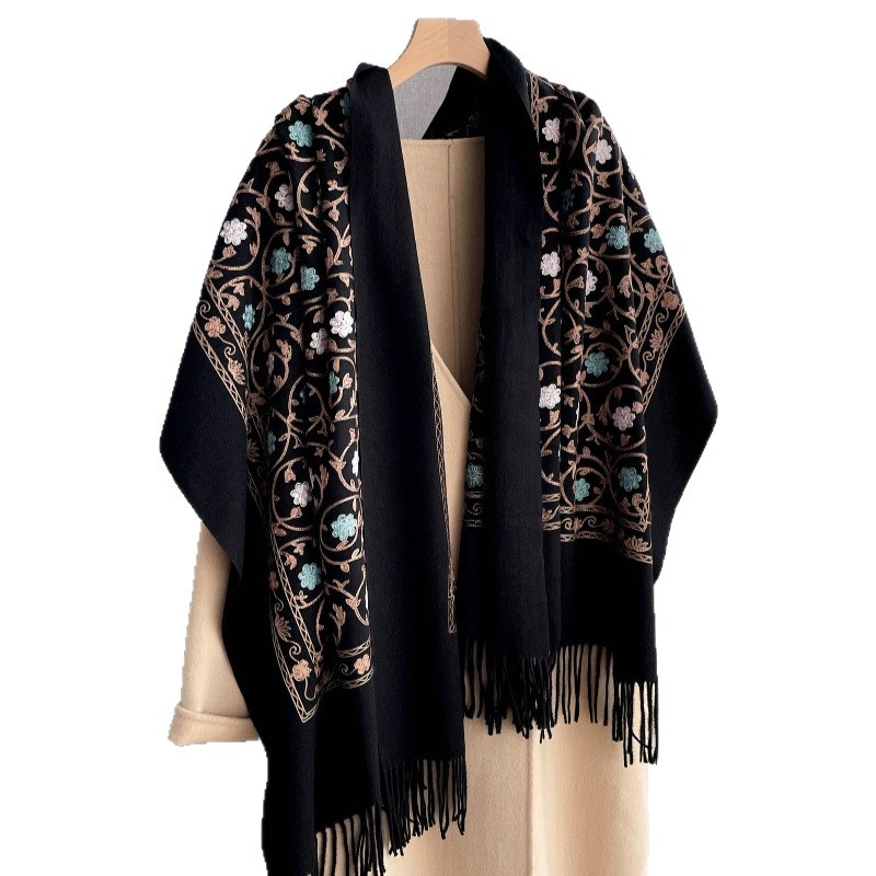 2025 New Embroidery Cashmere S - Cashmere Scarf 评论和价格