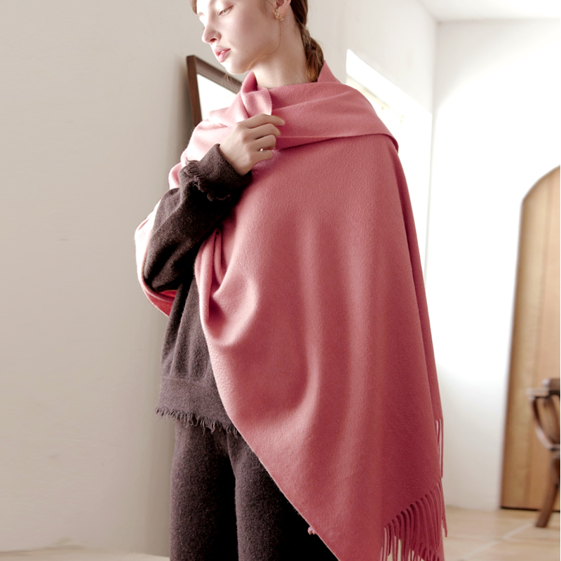 Wool Winter Scarf Women Fashio - Cashmere Scarf 评论和价格