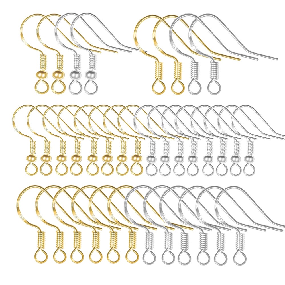 Gold Plated Earring Hooks 100P - Gold Plated Jewelry 评论和价格