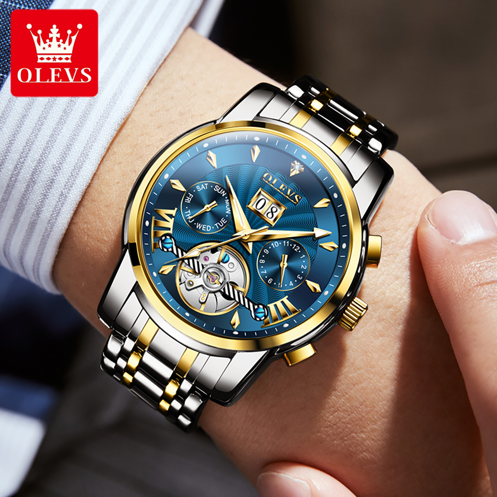 OLEVS Men Watches Luxury Fashi - Luxury Watch Men 评论和价格
