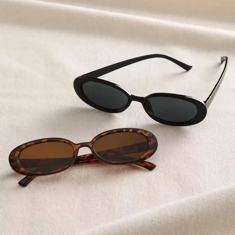 Vintage Oval Sunglasses Women  - Sunglasses Uv400 评论和价格