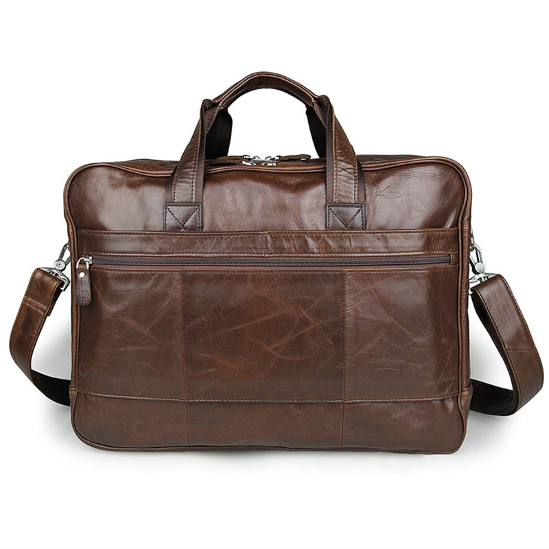 LACHIOUR Genuine Leather Men B - Leather Briefcase 评论和价格