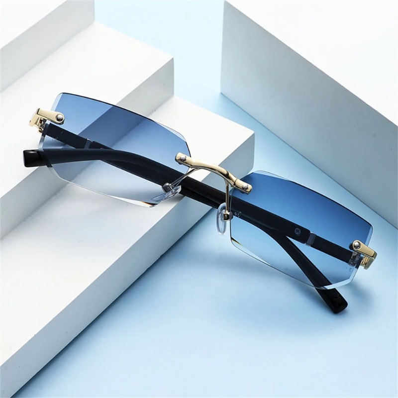 Trendy Rimless Sunglasses for  - Designer Sunglasses 评论和价格