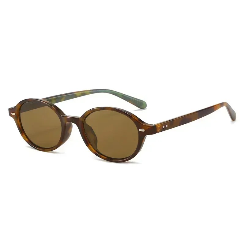 Retro Small Oval Sunglasses Wo - Sunglasses Uv400 评论和价格